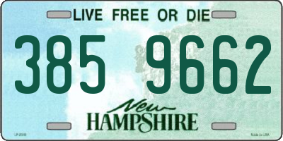 NH license plate 3859662