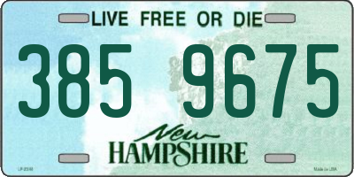 NH license plate 3859675