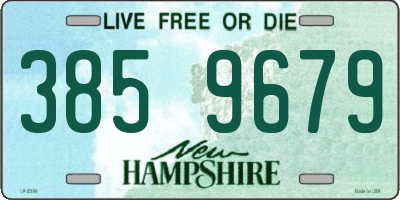 NH license plate 3859679