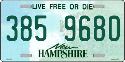 NH license plate 3859680