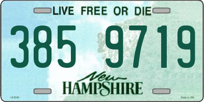 NH license plate 3859719