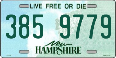 NH license plate 3859779