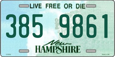 NH license plate 3859861