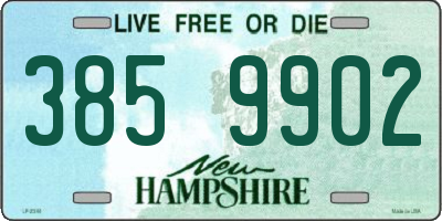 NH license plate 3859902