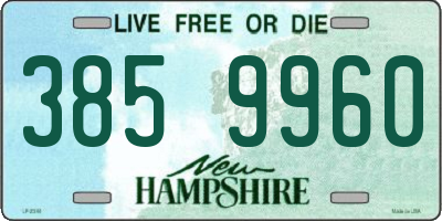 NH license plate 3859960