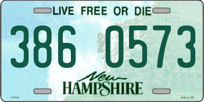 NH license plate 3860573