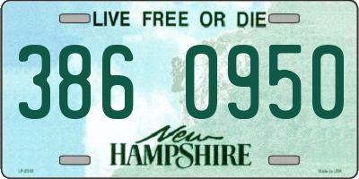 NH license plate 3860950