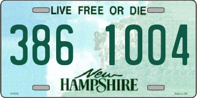 NH license plate 3861004
