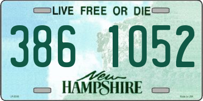 NH license plate 3861052