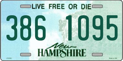 NH license plate 3861095