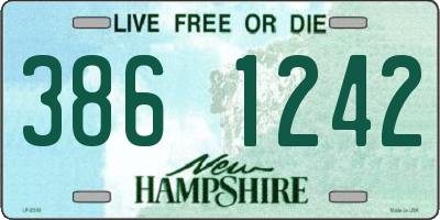 NH license plate 3861242