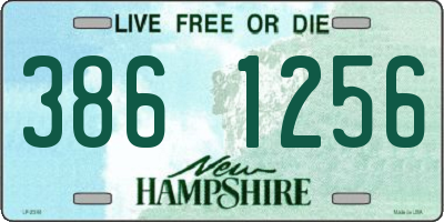 NH license plate 3861256