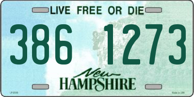 NH license plate 3861273