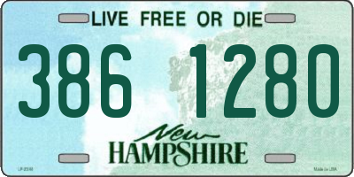NH license plate 3861280