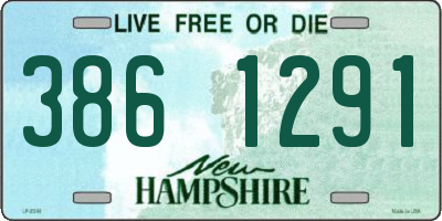 NH license plate 3861291