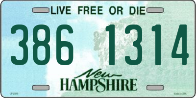 NH license plate 3861314