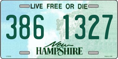 NH license plate 3861327