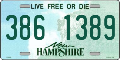 NH license plate 3861389