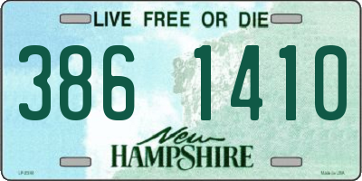 NH license plate 3861410