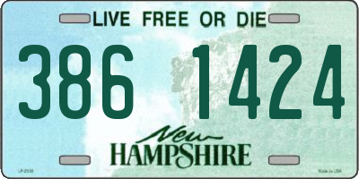 NH license plate 3861424