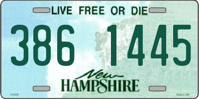 NH license plate 3861445