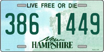 NH license plate 3861449
