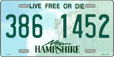 NH license plate 3861452