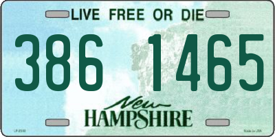 NH license plate 3861465