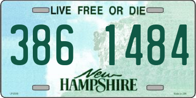 NH license plate 3861484