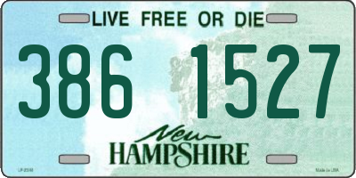 NH license plate 3861527