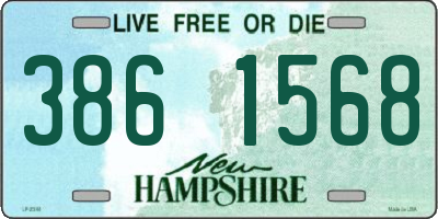 NH license plate 3861568
