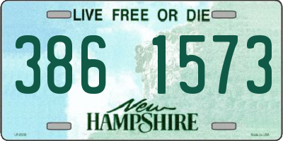 NH license plate 3861573