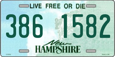 NH license plate 3861582