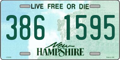 NH license plate 3861595