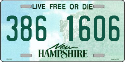 NH license plate 3861606