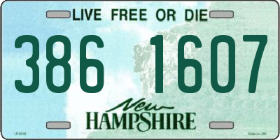 NH license plate 3861607