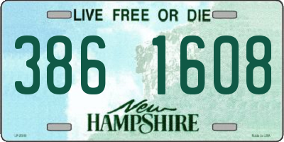 NH license plate 3861608