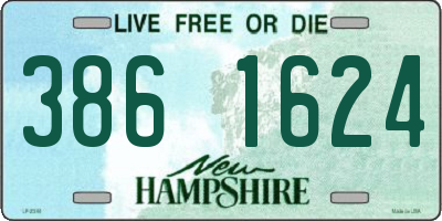 NH license plate 3861624