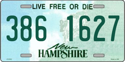 NH license plate 3861627