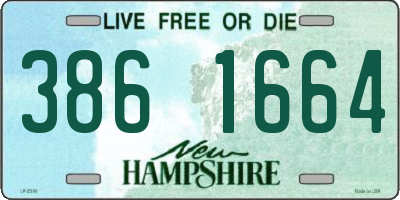 NH license plate 3861664