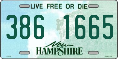 NH license plate 3861665
