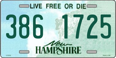 NH license plate 3861725