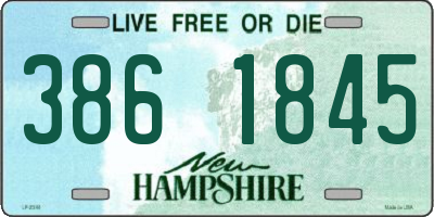 NH license plate 3861845