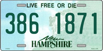 NH license plate 3861871