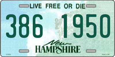 NH license plate 3861950