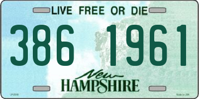 NH license plate 3861961
