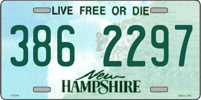 NH license plate 3862297