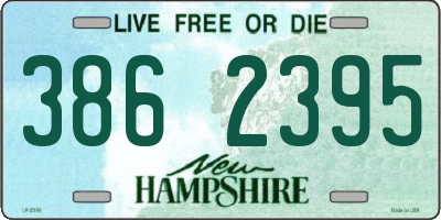 NH license plate 3862395
