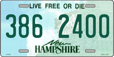 NH license plate 3862400