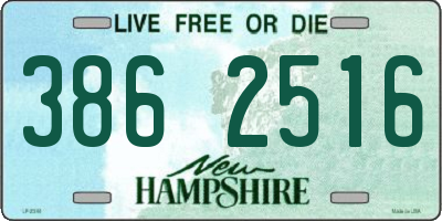 NH license plate 3862516